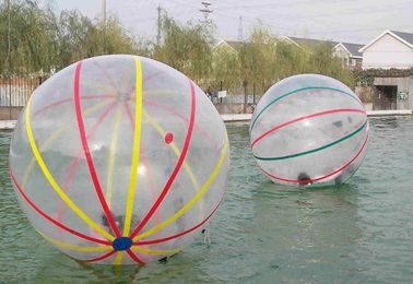 Grands jouets gonflables de l'eau de Comercial, boule de marche colorée de l'eau gonflable pour l'adulte