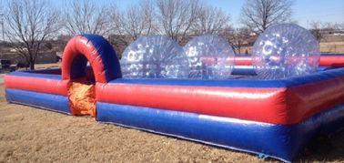 Jeux de plein air gonflables matériels gonflables merveilleux de PVC/TPU de voie de voie de roulement de Zorb