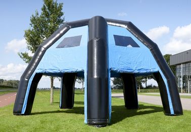 PVC gonflable de preuve de l'eau de tente de grand de Comercial dôme bleu de catégorie pour la publicité