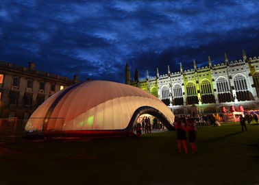 Le roman géant a mené la tente gonflable Customizd de dôme allumant la tente gonflable d'air pour le grand événement