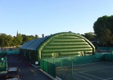 Bâche non scellée de PVC de sport de tente gonflable extérieure imperméable verte géante