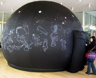 Tente gonflable astronomique étonnante/dôme portatif de planétarium pour la projection de Digital