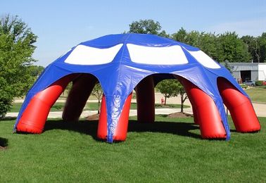 Tente gonflable adaptée aux besoins du client d'Inflatble de dôme de tente de l'araignée 10m avec 6 jambes