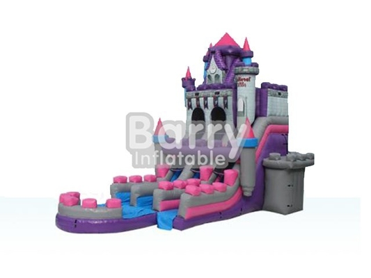 Princesse Castle Inflatable Water de BSCI glisse le rose pourpre Gray Color