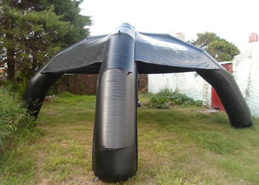 La tente gonflable de cabine de tente d'araignée de grand de PVC abri de voiture a adapté 4 jambes