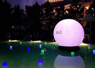 Produits gonflables de la publicité de nuit, lumière gonflable pourpre de ballon de LED pour l'affichage