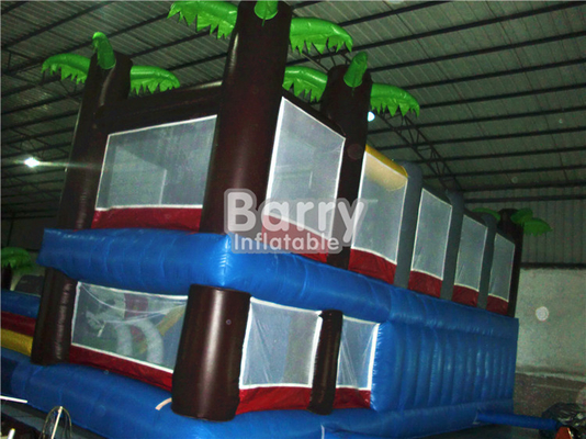 Jeux combinés gonflables Tress Bouncy Castle Amusement Park de bâche