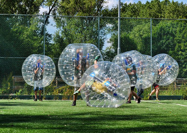 Boule de butoir gonflable de l'adulte TPU, ballon de football gonflable extérieur de bulle de jouets pour des enfants