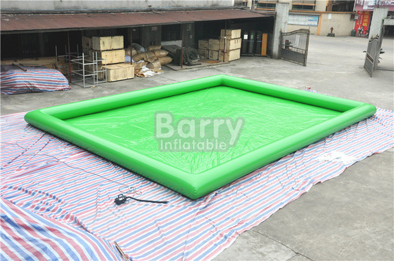 Piscine d'eau gonflable verte hermétique de PVC de 0.9mm pour l'adulte EN14960