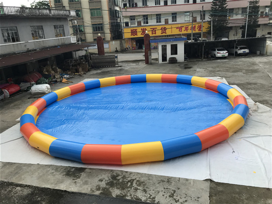 Couleurs gonflables faites sur commande de mélange de piscine de PVC de 0.9mm