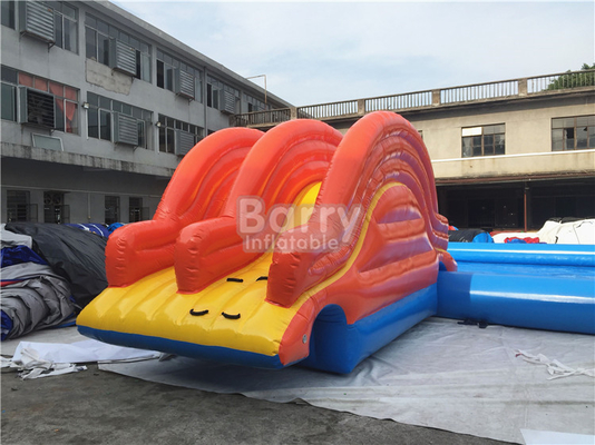 L'extra large badine la piscine gonflable de jeu avec la petite taille de diapositive 65cm