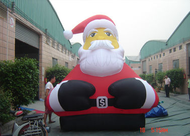 Géant à la mode Santa For Advertising gonflable extérieure de Noël de Noël géant