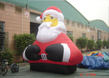 Géant à la mode Santa For Advertising gonflable extérieure de Noël de Noël géant