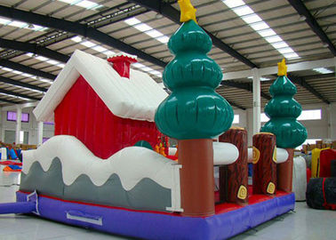 Nouvelle Chambre gonflable de videur de Père Noël de Joyeux Noël pour le terrain de jeu d'enfants