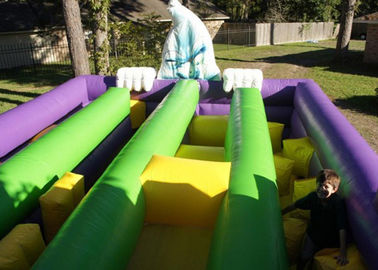 Parcours du combattant gonflable géant orienté coloré de Halloween pour des enfants/adultes