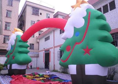 Le tissu d'Oxford a adapté annoncer aux besoins du client l'arbre de Noël d'Inflatables/voûte pour le festival