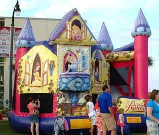 Princesse Disney Themed Inflatable Bounce loge la qualité marchande pour des enfants