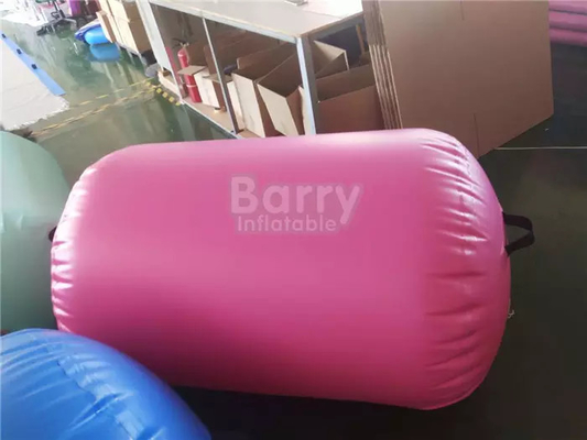baril gonflable de rouleau d'air de diamètre de 75cm 90cm facile à déplacer la couleur rose