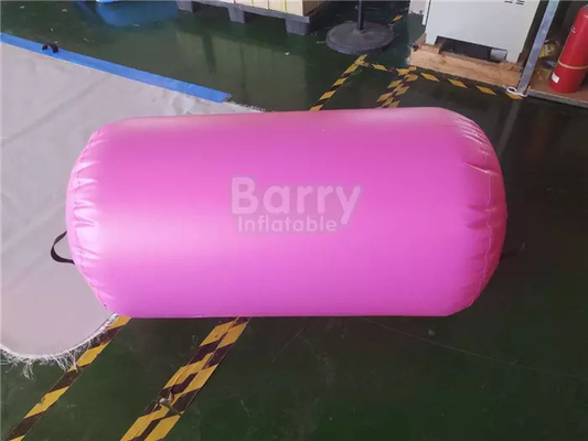 baril gonflable de rouleau d'air de diamètre de 75cm 90cm facile à déplacer la couleur rose