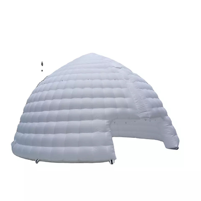 Grand igloo gonflable de partie de dôme de tente gonflable blanche faite sur commande d'événement