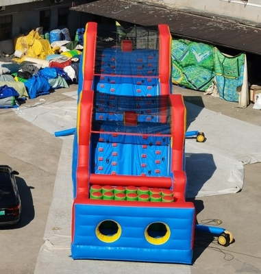Chambre gonflable colorée de rebond de parcours du combattant 5k de PVC pour des enfants et des adultes