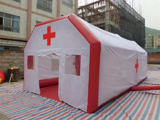 Temporary Surgical Inflatable Medical Tent For Hospital Screen Printing
