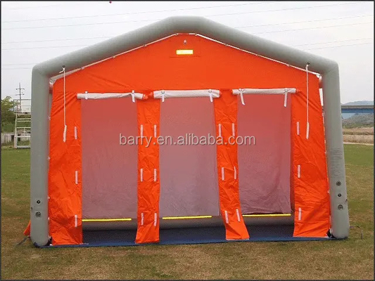 Tente gonflable de douche d'explosion de tente de décontamination de bâche de mode