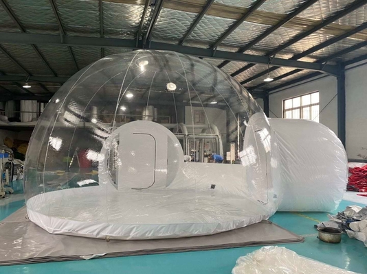 tente claire de bulle de camping de dôme d'Eco de qualité marchande gonflable de tente de PVC de 1mm