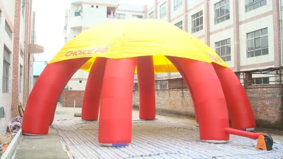 Oxford ou impression gonflable de Digital de diamètre de la tente 10m de dôme d'araignée de PVC