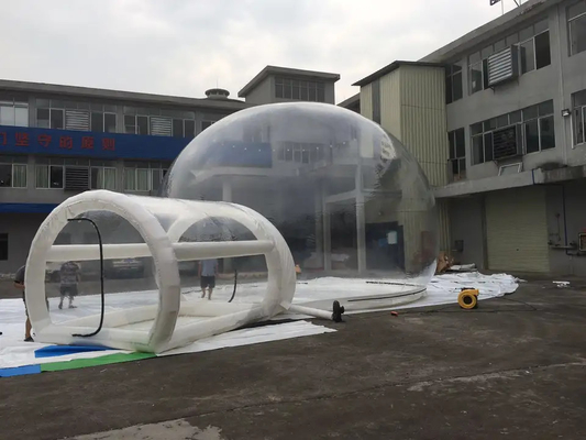 Tente gonflable de bulle d'air de dôme de bâche de PVC pour l'hôtel extérieur