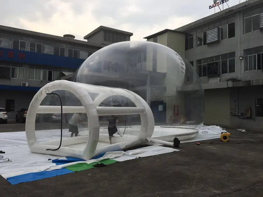 Tente gonflable de bulle d'air de dôme de bâche de PVC pour l'hôtel extérieur