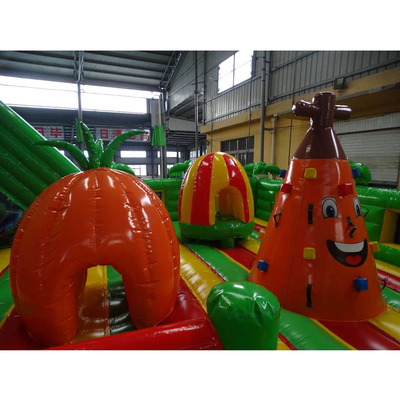 parcours du combattant gonflable de PVC de 0.55mm Jumper Bounce House Amusement Park