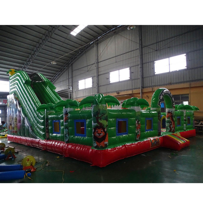 parcours du combattant gonflable de PVC de 0.55mm Jumper Bounce House Amusement Park