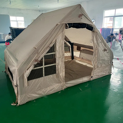 Tente mobile de voyage d'ouverture de camping de tente de Chambre de coton d'air de personne gonflable rapide de Polonais 4