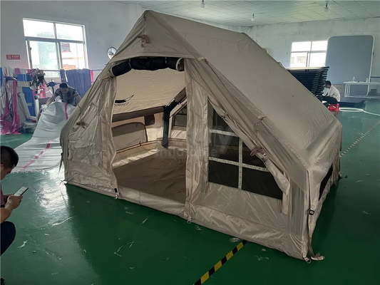 Tente mobile de voyage d'ouverture de camping de tente de Chambre de coton d'air de personne gonflable rapide de Polonais 4
