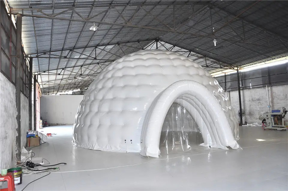 Tente gonflable d'igloo de dôme pour le loyer commercial de camping de partie