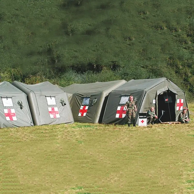 Tente hermétique de survie d'hôpital scellée par air portatif de secours de tente gonflable grande