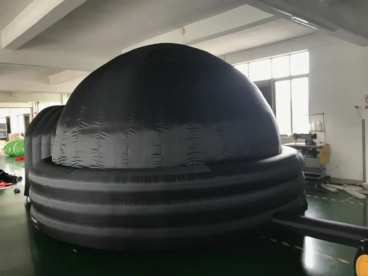 Tente gonflable de cinéma de planétarium de projection de dôme de noir de tente d'explosion d'air de tissu d'Oxford