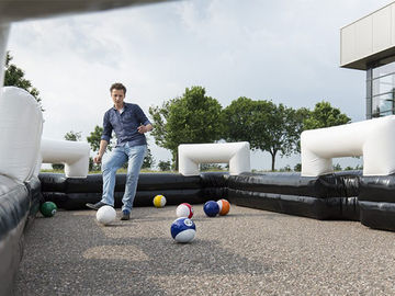Billards gonflables d'humain d'arène de sports du football géant de billard de jeu de sport de Tdoor