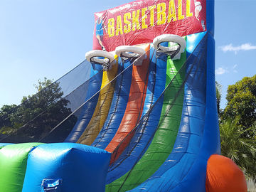 0,55 cercles de basket-ball gonflables géants de jeux interactifs gonflables de bâche de PVC