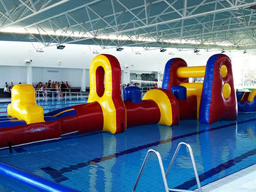 Glissière d'amusement commercial d'Aqua/parcours du combattant gonflables explosion de l'eau pour la piscine