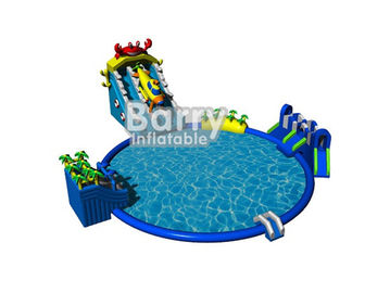Équipement bleu de parc d'attractions de seaworld avec la grande piscine pour l'événement commercial