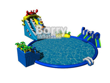 Équipement bleu de parc d'attractions de seaworld avec la grande piscine pour l'événement commercial