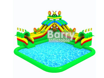 Le parc gonflable extérieur d'Aqua de terrain de jeu/3 glissent l'amusement gonflable de l'eau pour des enfants