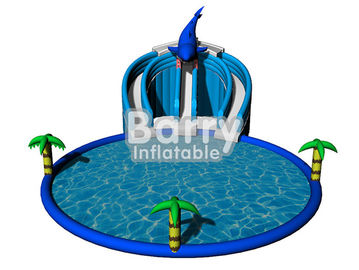 Le jeu gonflable de l'eau d'été joue le parc d'attractions gonflable de dauphin pour des enfants/adulte