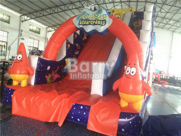 Glissière gonflable commerciale professionnelle de Spongebob ignifuge pour le terrain de jeu d'enfants