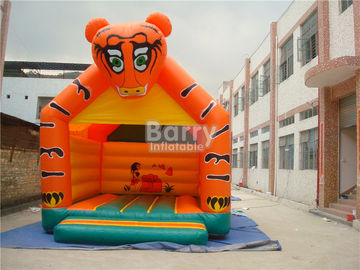 Bâche pleine d'entrain gonflable 0.55mm de PVC de modèle de tigre de Chambre d'éléments d'amusement