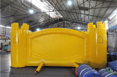 Grande Chambre jaune de rebond de qualité marchande de Moonwalk de saut pour les adultes EN71 approuvés