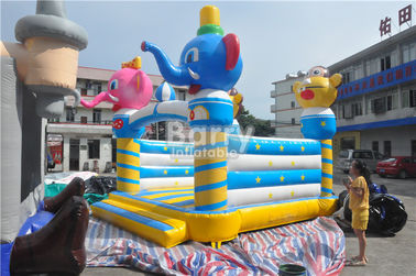Moonwalk animal de l'espace d'éléphant de videur gonflable commercial pour la maison/terrain de jeu
