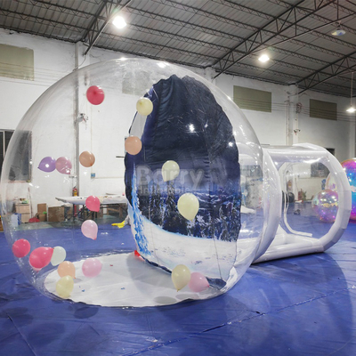 Facile à mettre en place une tente gonflable à bulles une maison à bulles disponible pour votre prochaine aventure